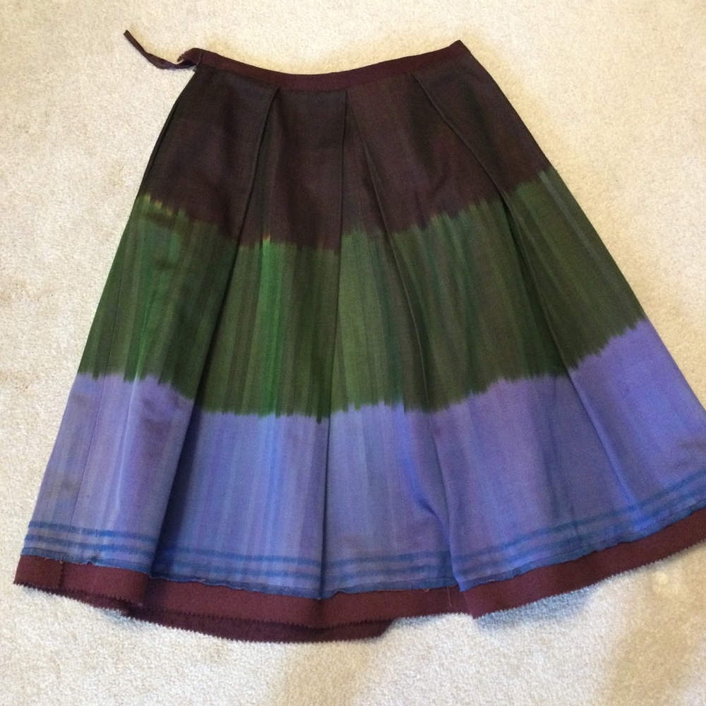 Multi-Colored Oscar de la Renta skirt.